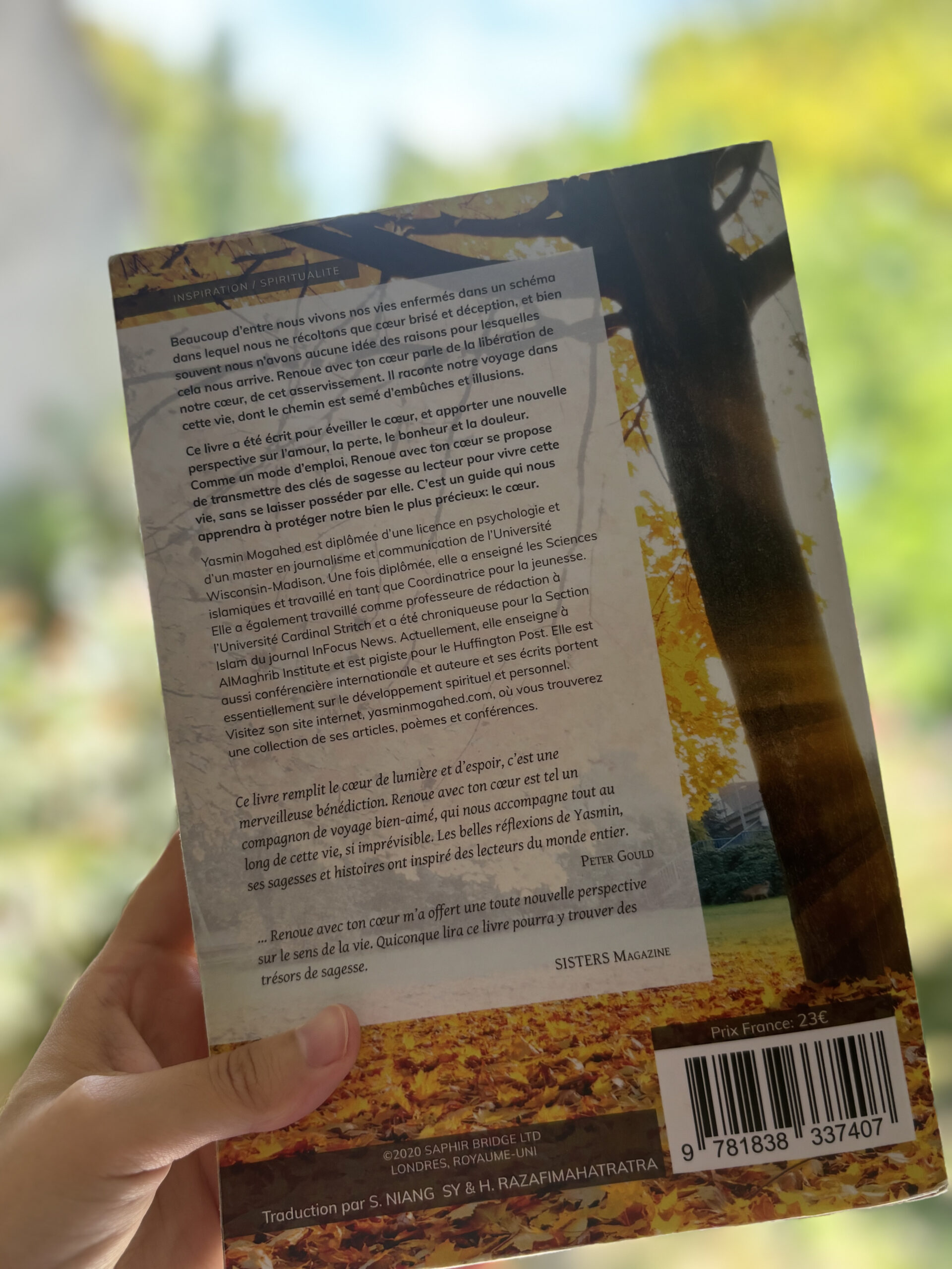 résumé Renoue avec ton coeur Yasmin Mogahed Livre Islam Librairie Islamique Sakin France
