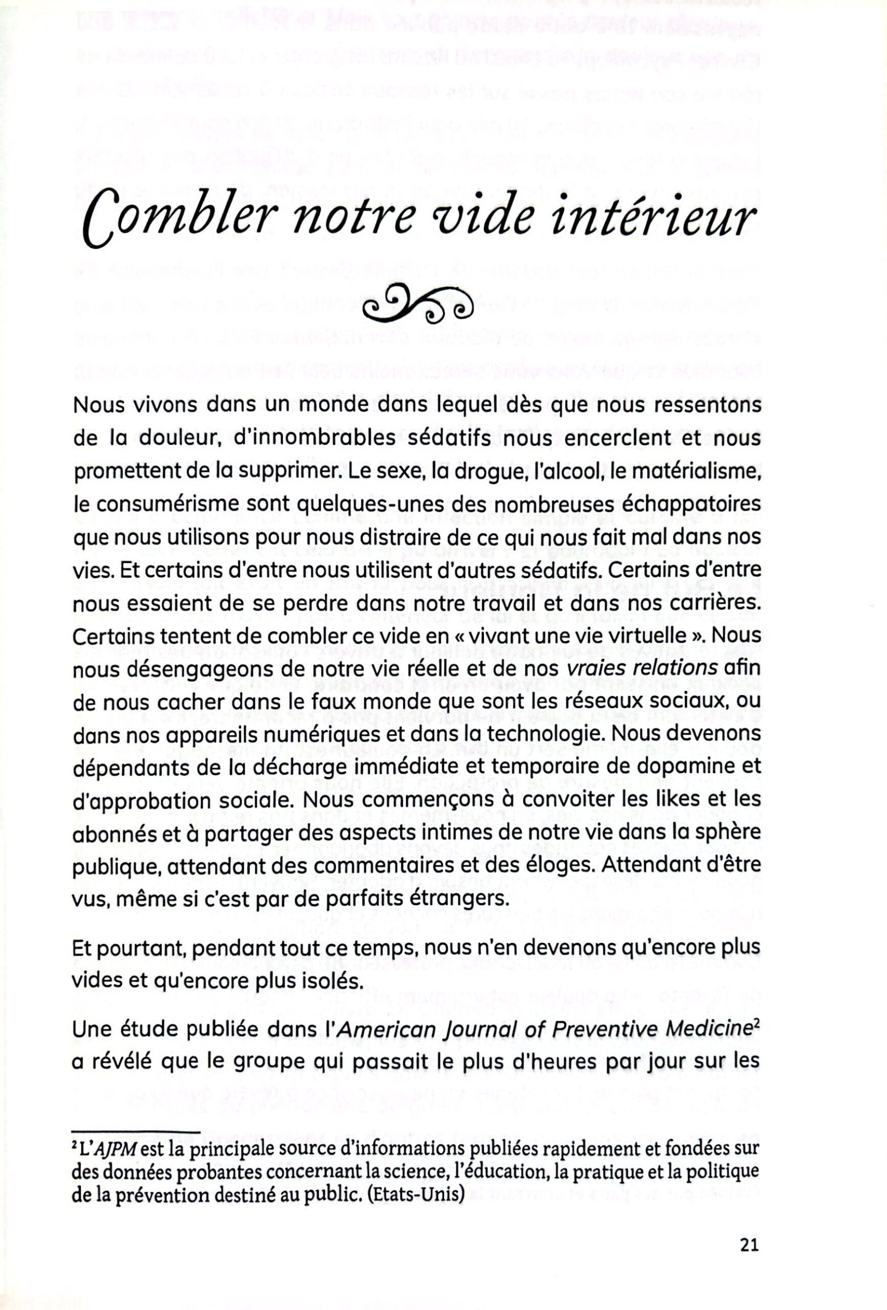 Soigner le vide intérieur - Yasmin Mogahed - Librairie Musulmane Avignon - Librairie Sakin