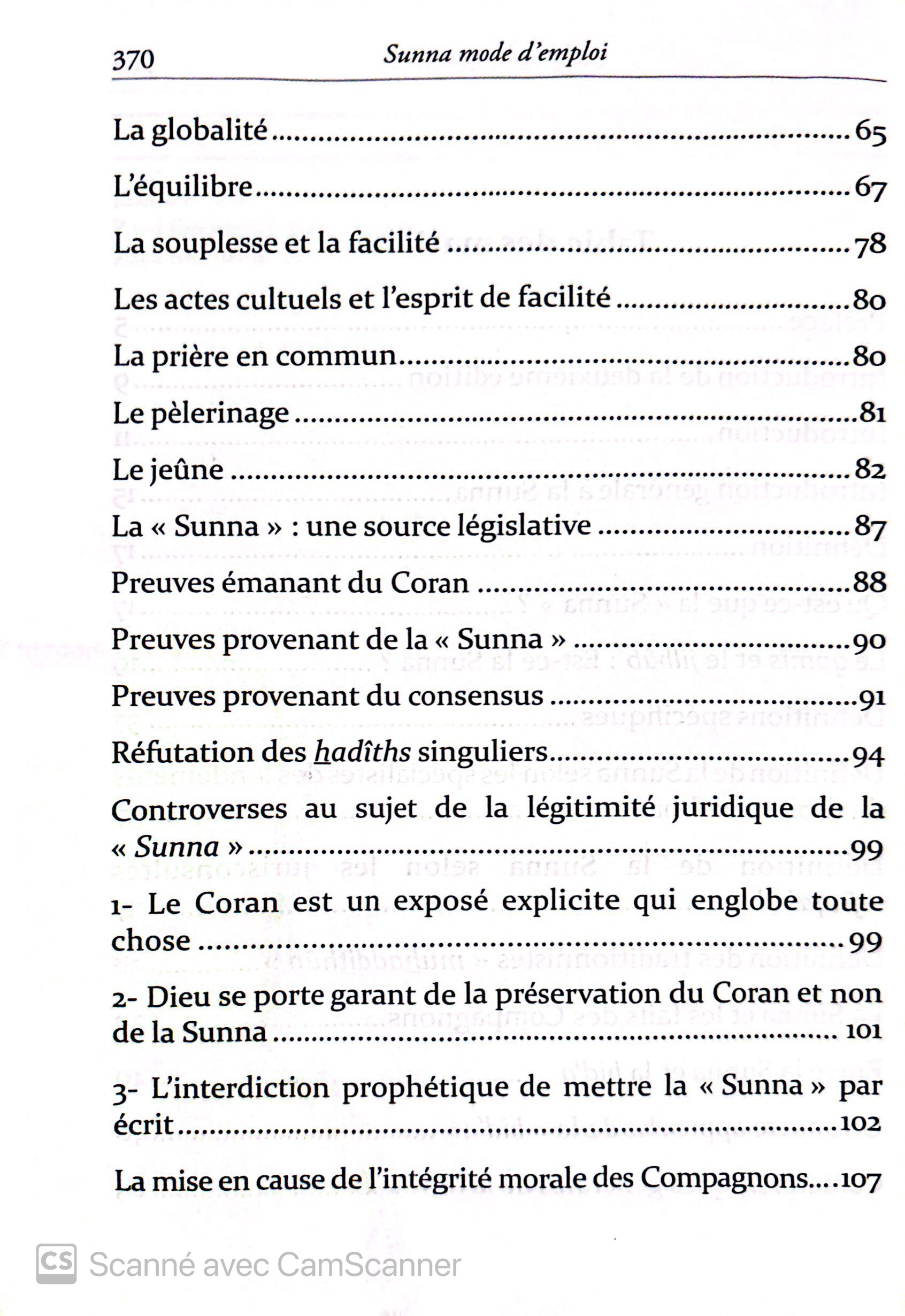 la sunna mode d'emploi moncef zenati - islam - librairie musulmane - moncef zenati - IESH château-chinon - Havre du savoir - sunna - Librairie en ligne - Librairie Avignon