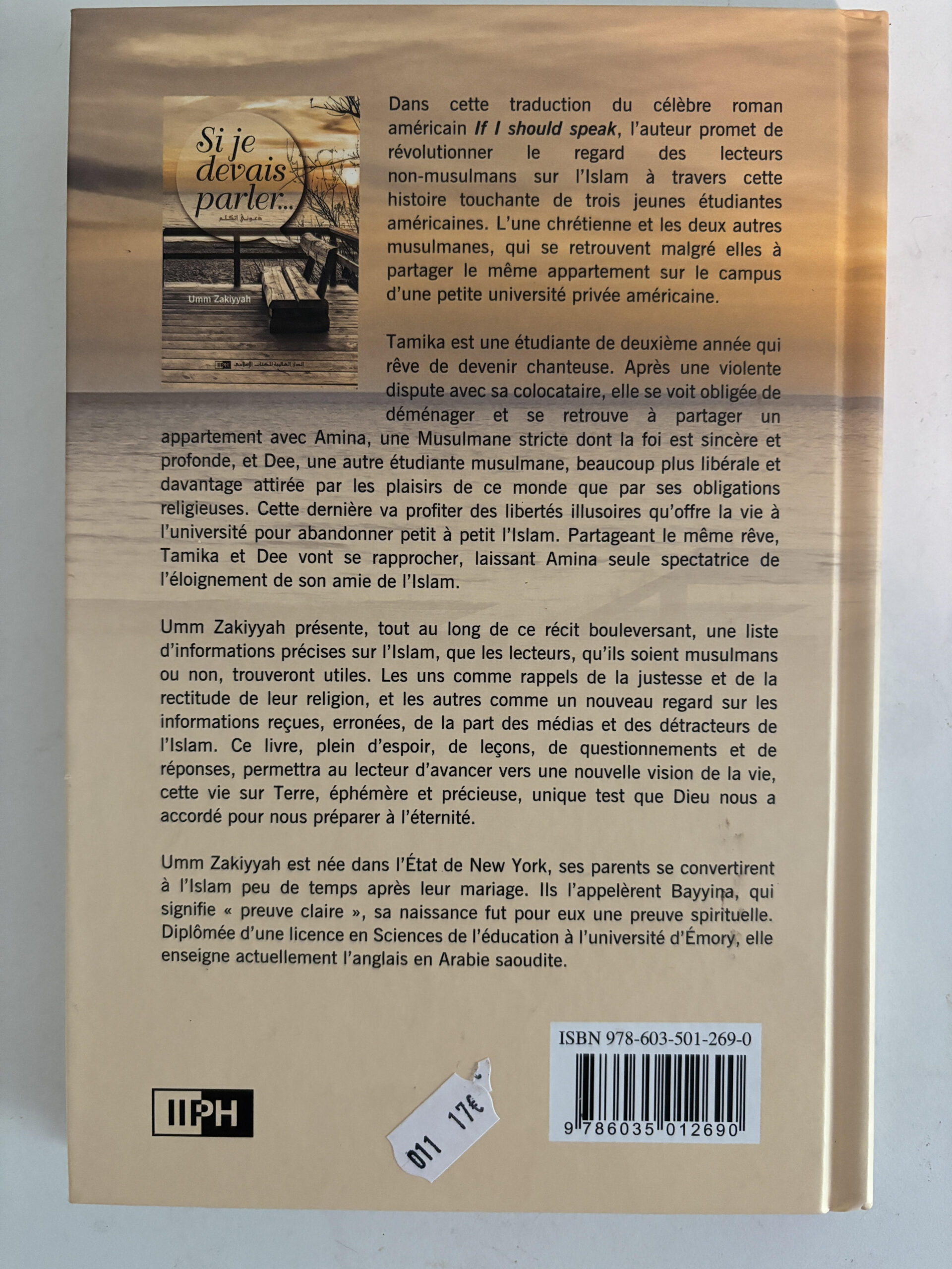 résumé si je devais parler umm zakiyyah IIPH librairie musulmane Avignon