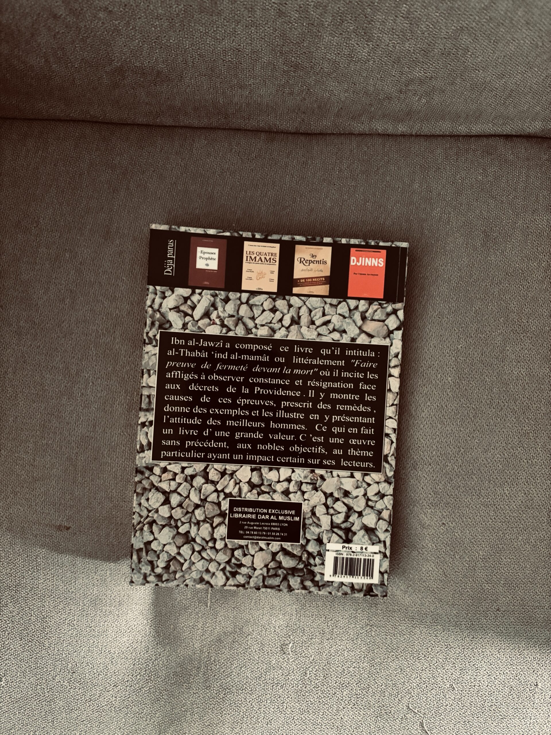 livre islam Méditations sur la mort Ibn Al Jawzy éditions la maktaba Livres spiritualité et mort islam Librairie musulmane en ligne Librairie musulmane Sakin Avignon