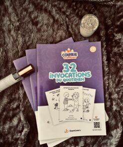 32 Invocations du quotidien - Livre coloriage + Audio inclus - Deenilearn