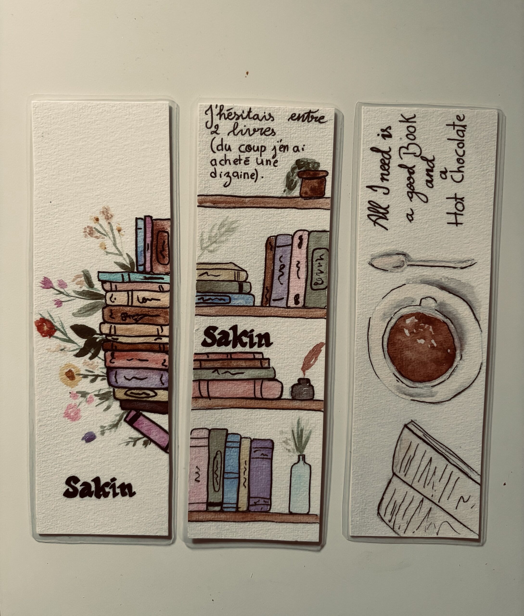 Marque-page fait-mains Sakin